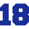 18, Zahlen, Nummer, Rückennummer