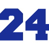 24, Zahlen, Nummer, Rückennummer