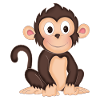 Monkey - cute monkey - design