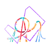Roller coaster polygon gift