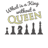 Dame d’échecs Reine roi amour