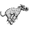 Running Irish Wolfhound