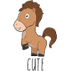 Süßes Pferd