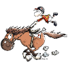 Cheval De Course Rapide