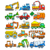 Baustellenfahrzeuge Baumaschinen Baufahrzeuge LKW