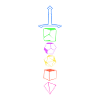 Tabletop Cube Sword