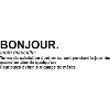 Bonjour définition