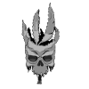 Hanfblatt Cannabis Skull Design Geschenkidee