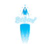 Surfbrett blau