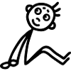 Männchen sitzend