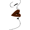 Lippen kein Hintergrund