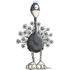 Funny Ostrich