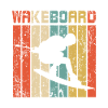 Wakeboard Retro Geschenk