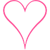 Herz Design neu Rosa