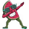 Wassermelone dabbing