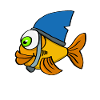 Schlauer Goldfisch Mit Haiflosse