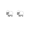 Moutons illusion d’optique floue bouc