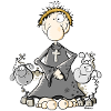 Pastor with sheep