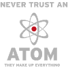 Never trust an Atom,they make up everything.
