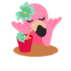 Flamingo Süß Mädchen