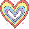 RAINBOW HEART