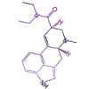 LSD Strukturformel Acid Molekül