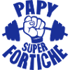 papy super fortiche haltere tordu poing