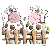 Two Happy Cows