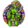 Space Alien Hippie Stoner