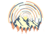 Geometric Mountains Sunrise Shirt