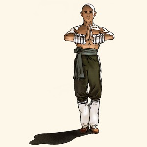 Shaolin Krieger Mönch
