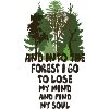 into the forest