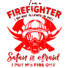 Firefighter hero Firefighter devil fear