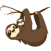 Mama Sloth With Baby