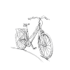 Vélo pour dames dessin
