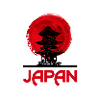 Japan, Land, Gebäude, Flagge, Geschenkidee