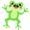 Cute frog