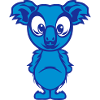 koala head drawing animals child