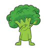 Dabbing Broccoli, Vegetables, Vegetarian,
