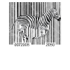 Zebra Barcode Running Graphic