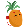 Cute Devil Pineapple - Little Fruity Demon