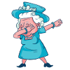 dabbing queen england