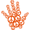 Handsymbol Friedensliebe