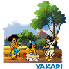 Yakari Freunde mit Trommel