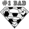 Superman Super Dad Soccer