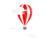 Montgolfière Ballon Nuages Cadeau