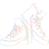 Rainbow sneaker