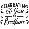 60th birthday - design