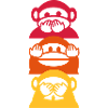 singes de couleur