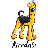 Happy Airedale Terrier